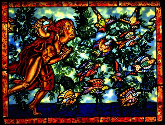 glass WHEN THE HUNTER SINGS